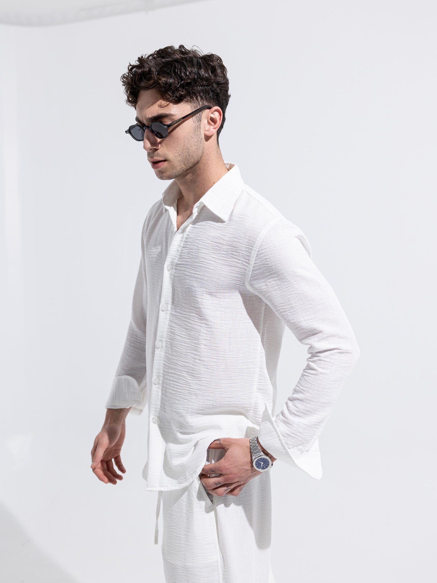 Linen Shirt - White