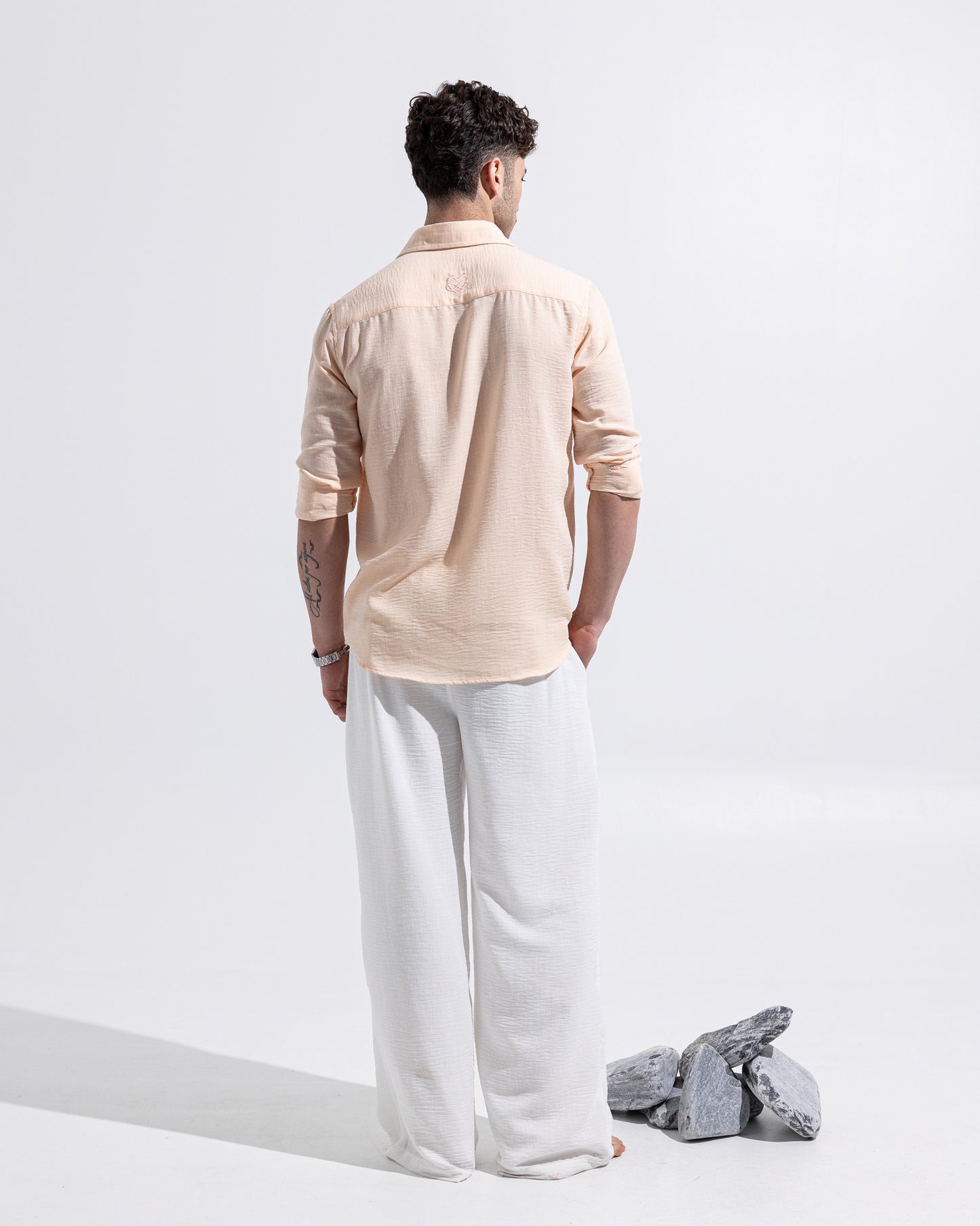 Linen Shirt - Peach