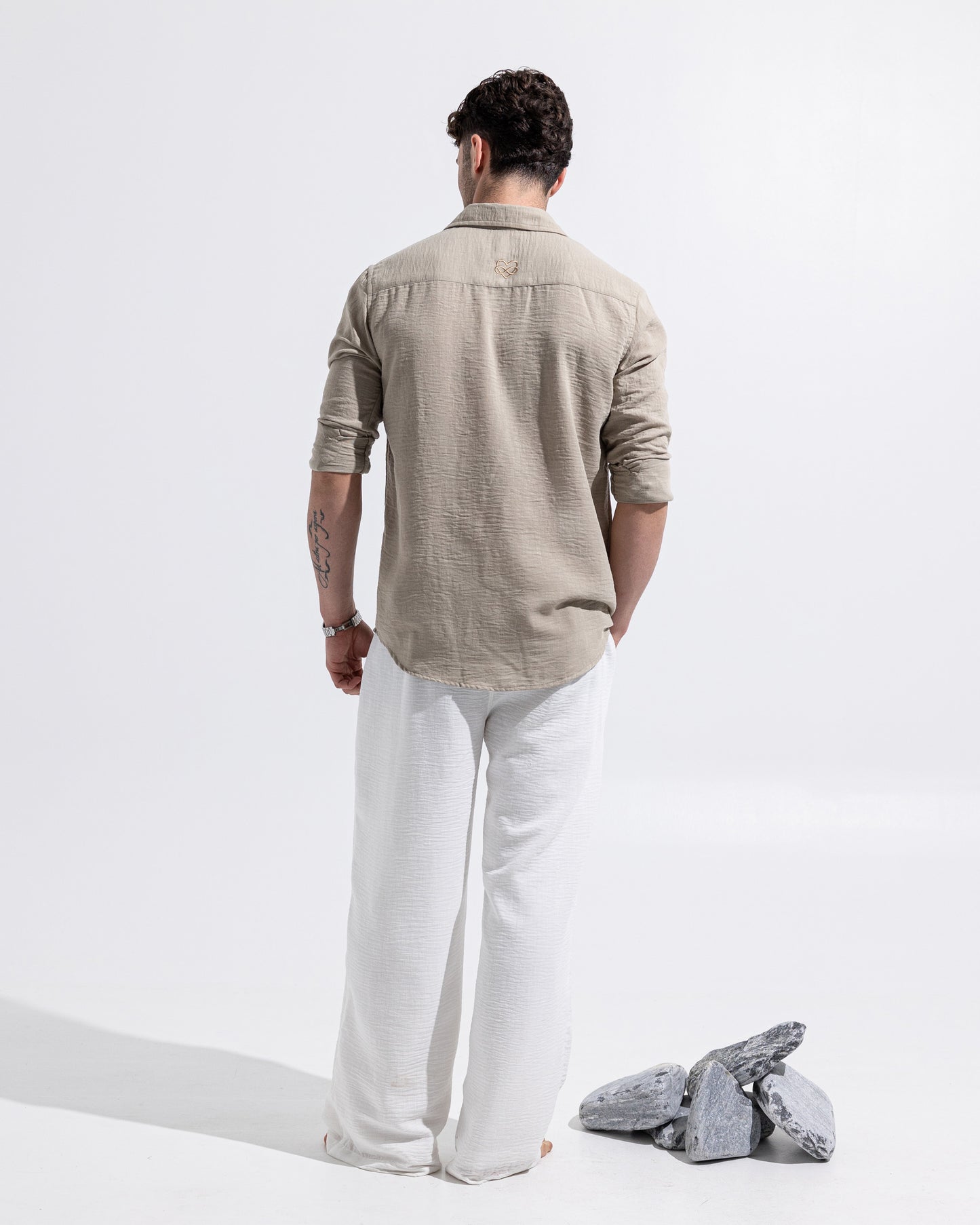 Linen Shirt - Beige