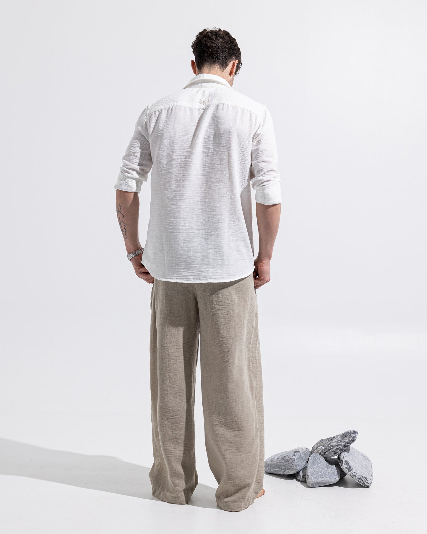 Linen pants - Beige