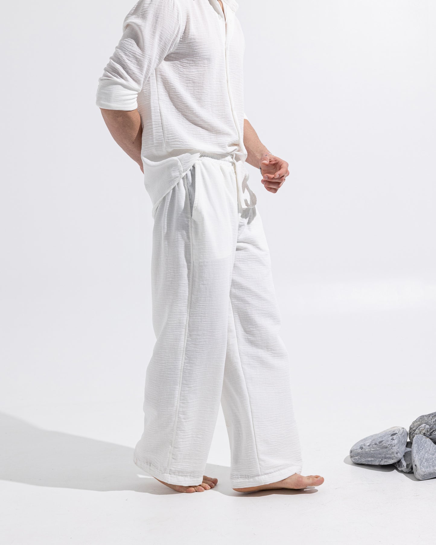 Linen pants - White