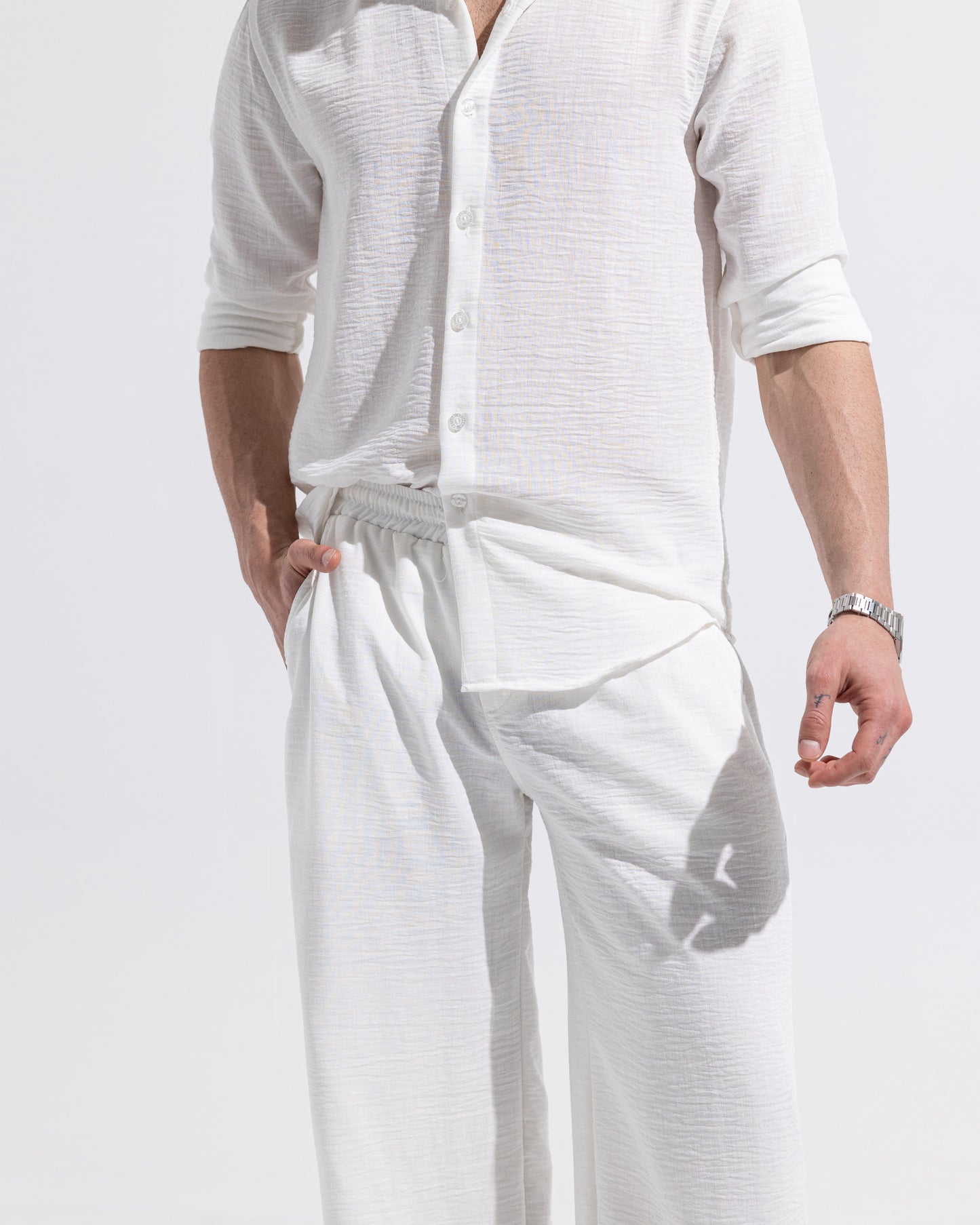 Linen pants - White