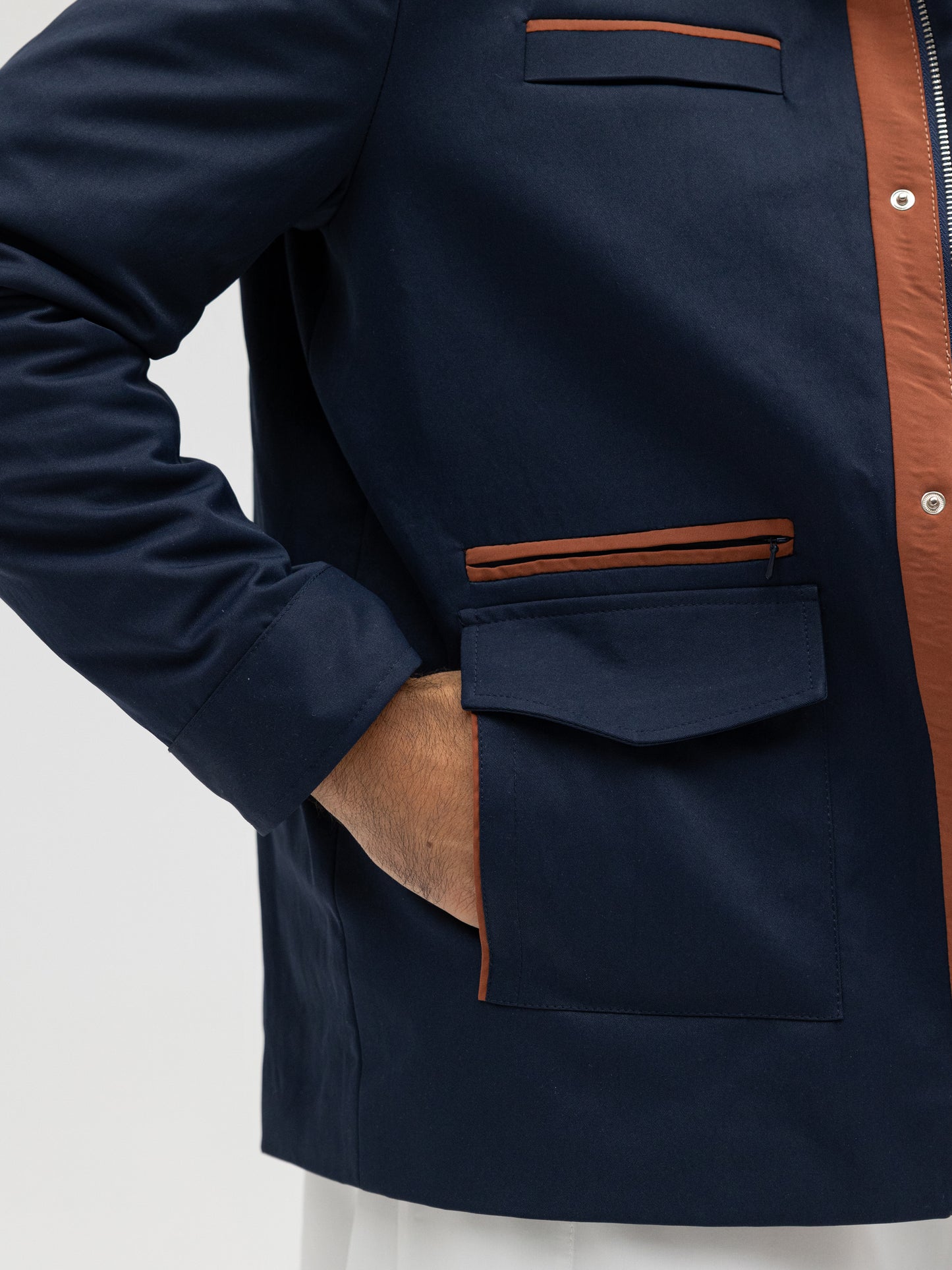 Navy × Copper