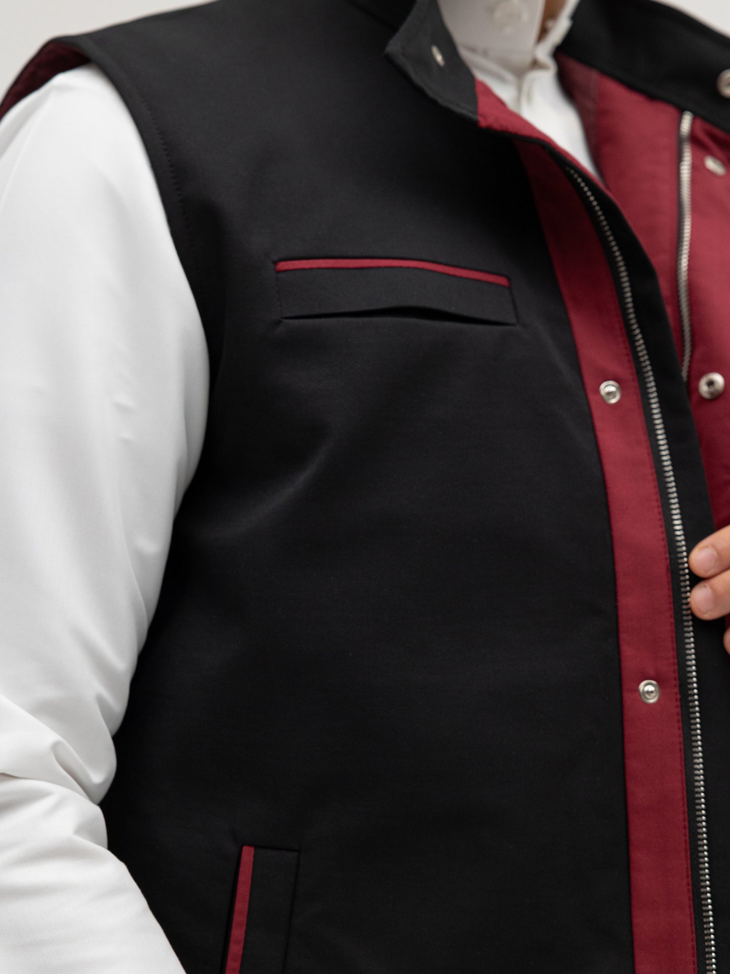 Black × Burgundy