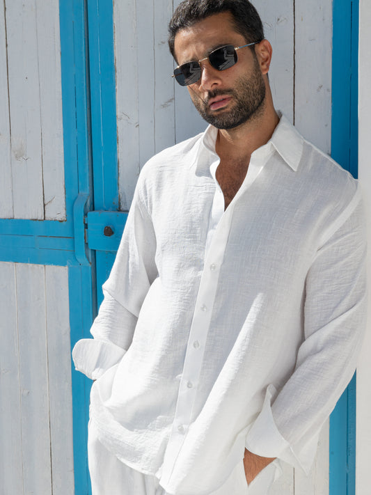 Linen Shirt - White
