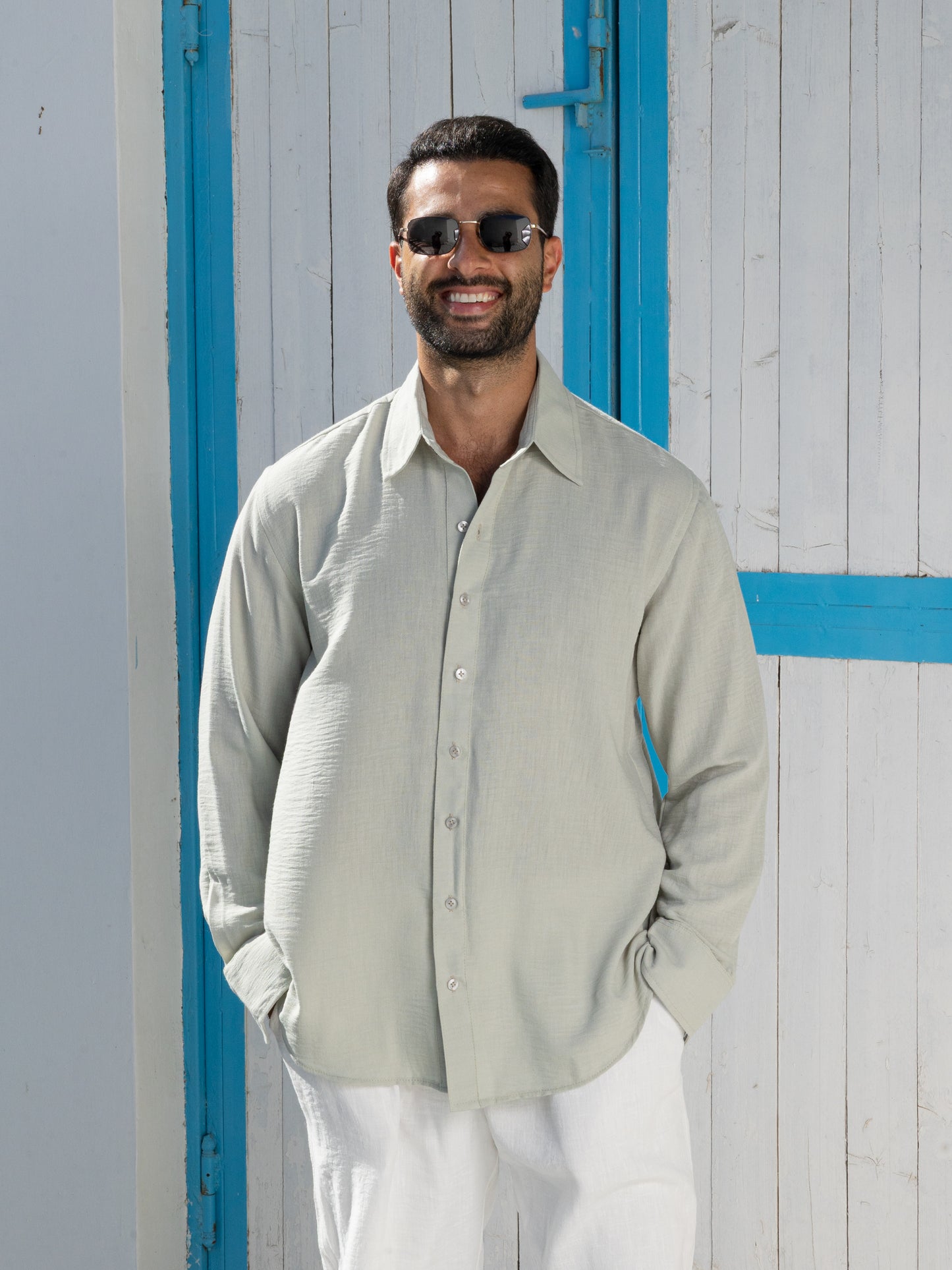 Linen Shirt - Pistachio