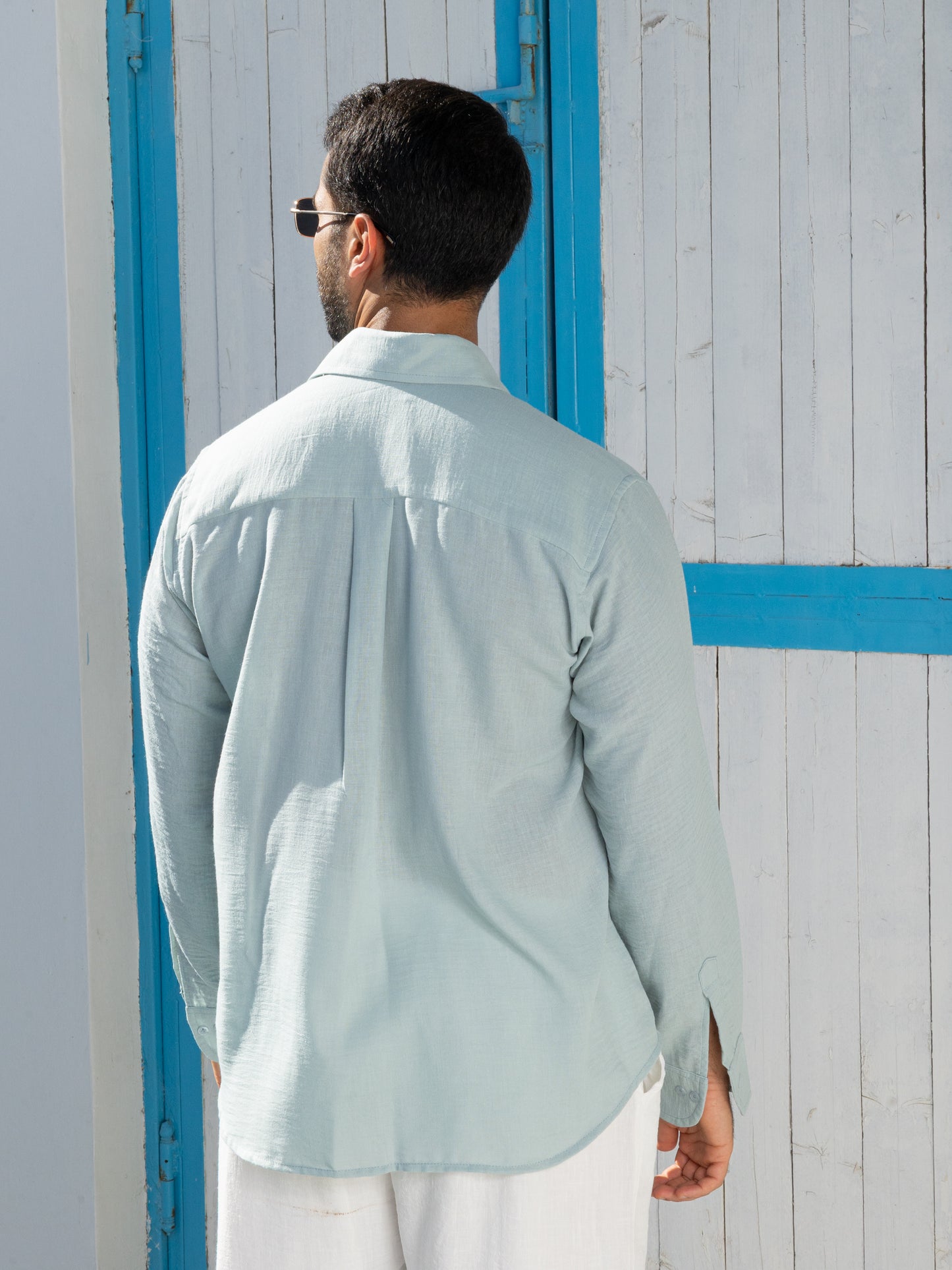 Linen Shirt - Sage
