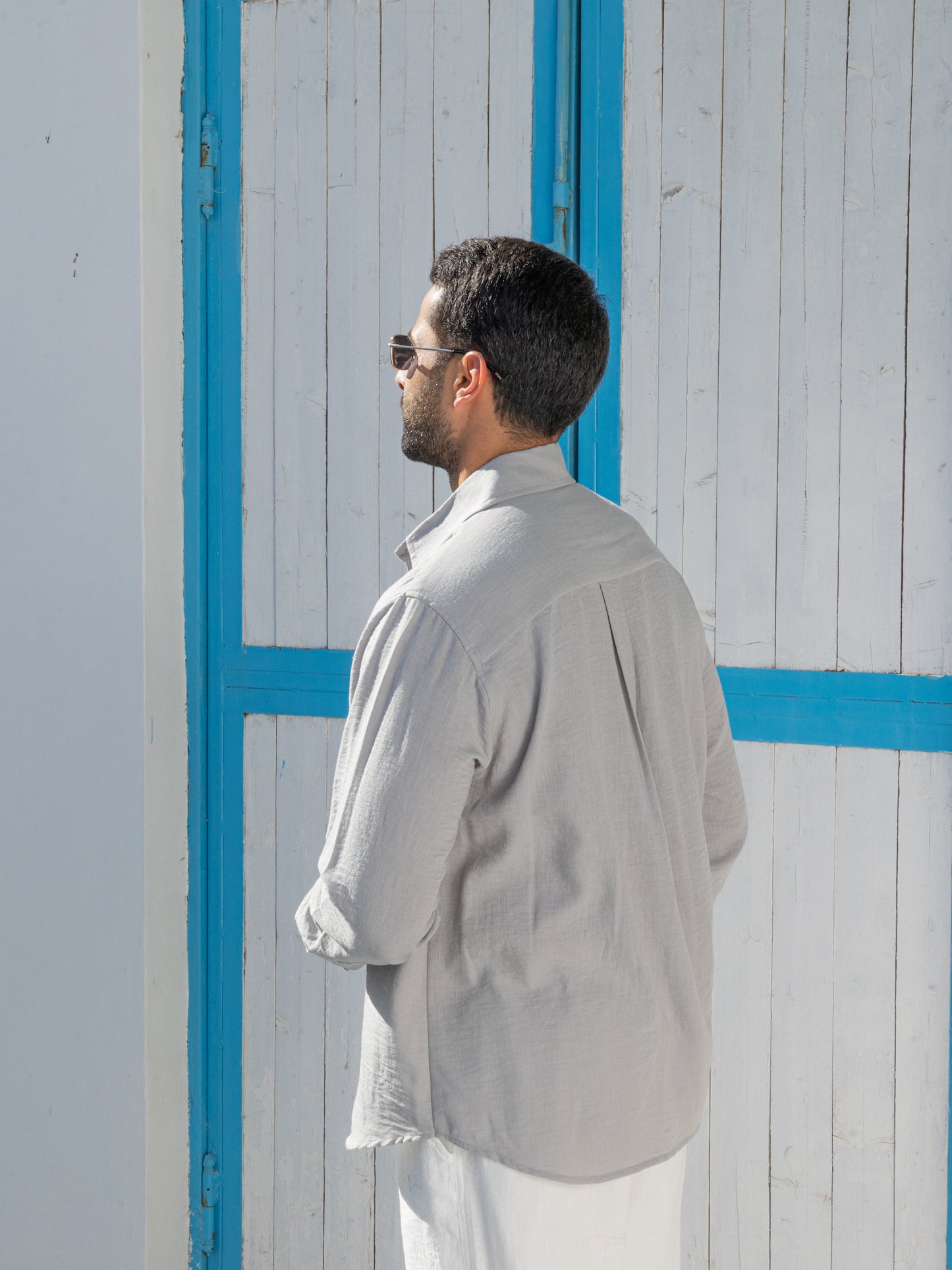 Linen Shirt - Stone Gray