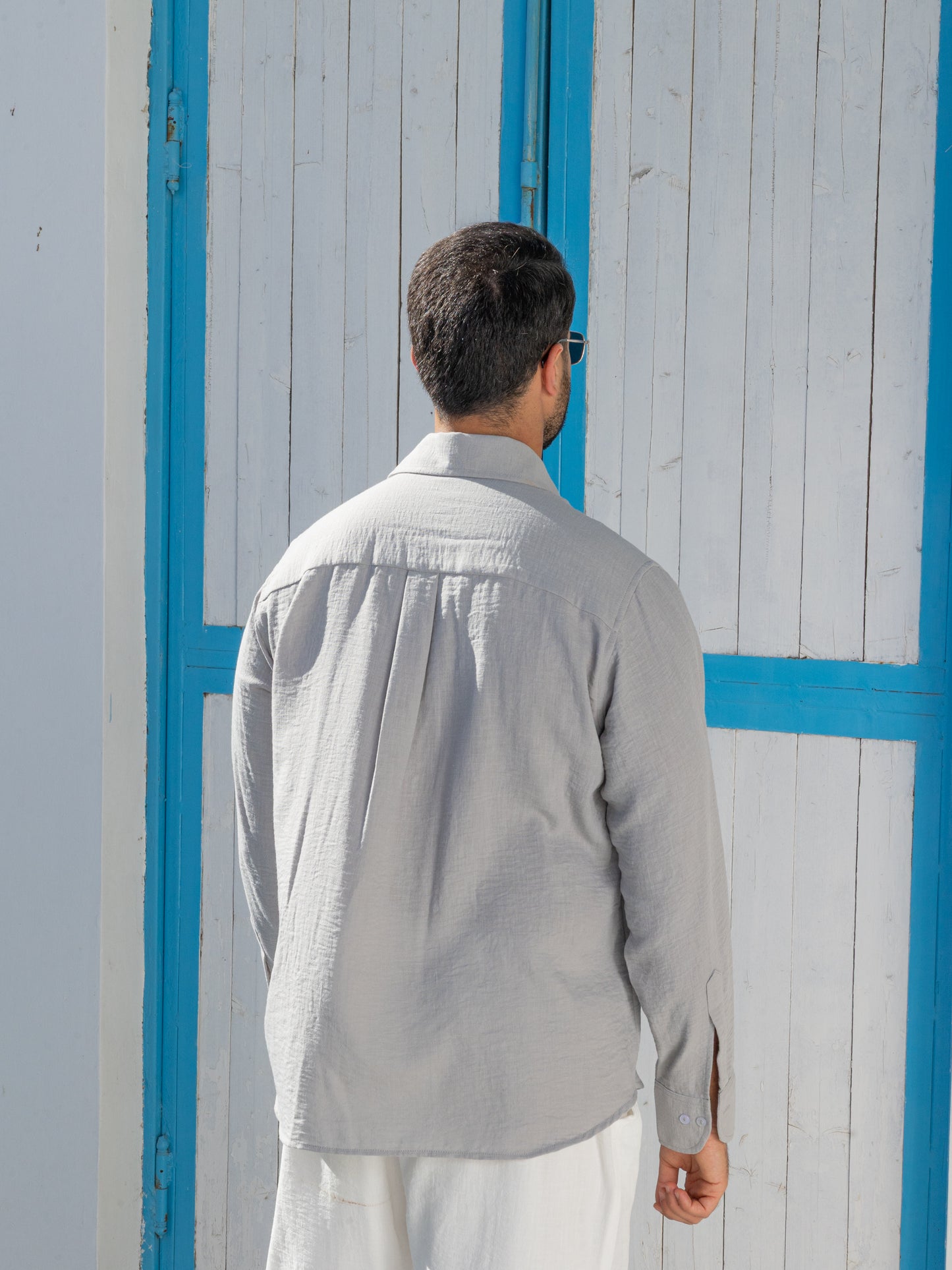 Linen Shirt - Stone Gray