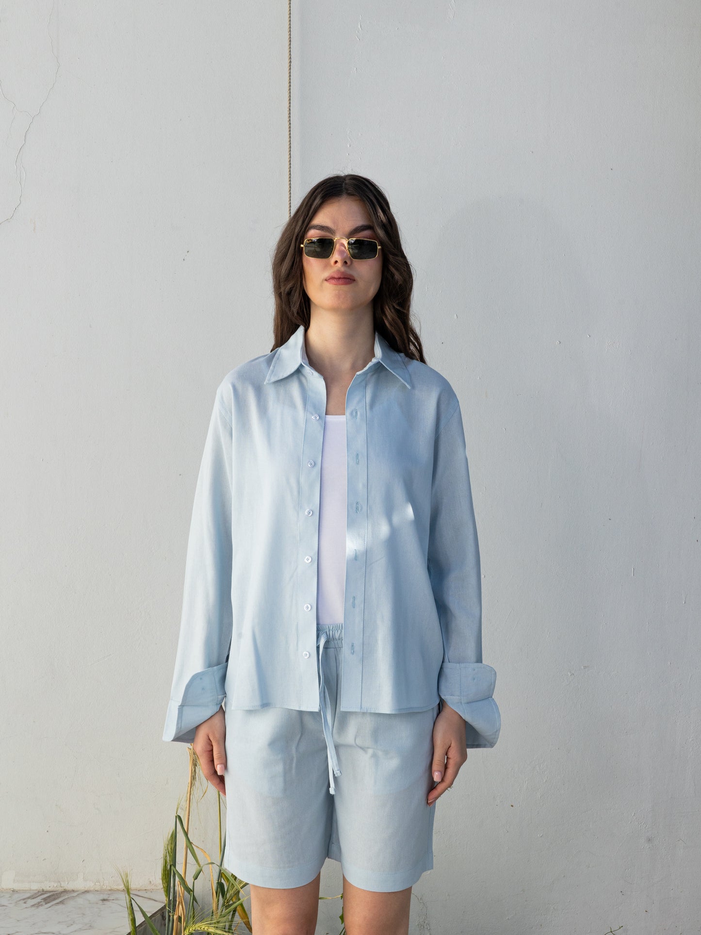 Linen Set - Sky Blue