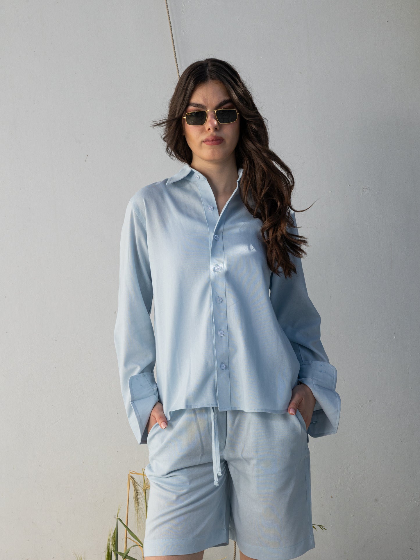 Linen Set - Sky Blue