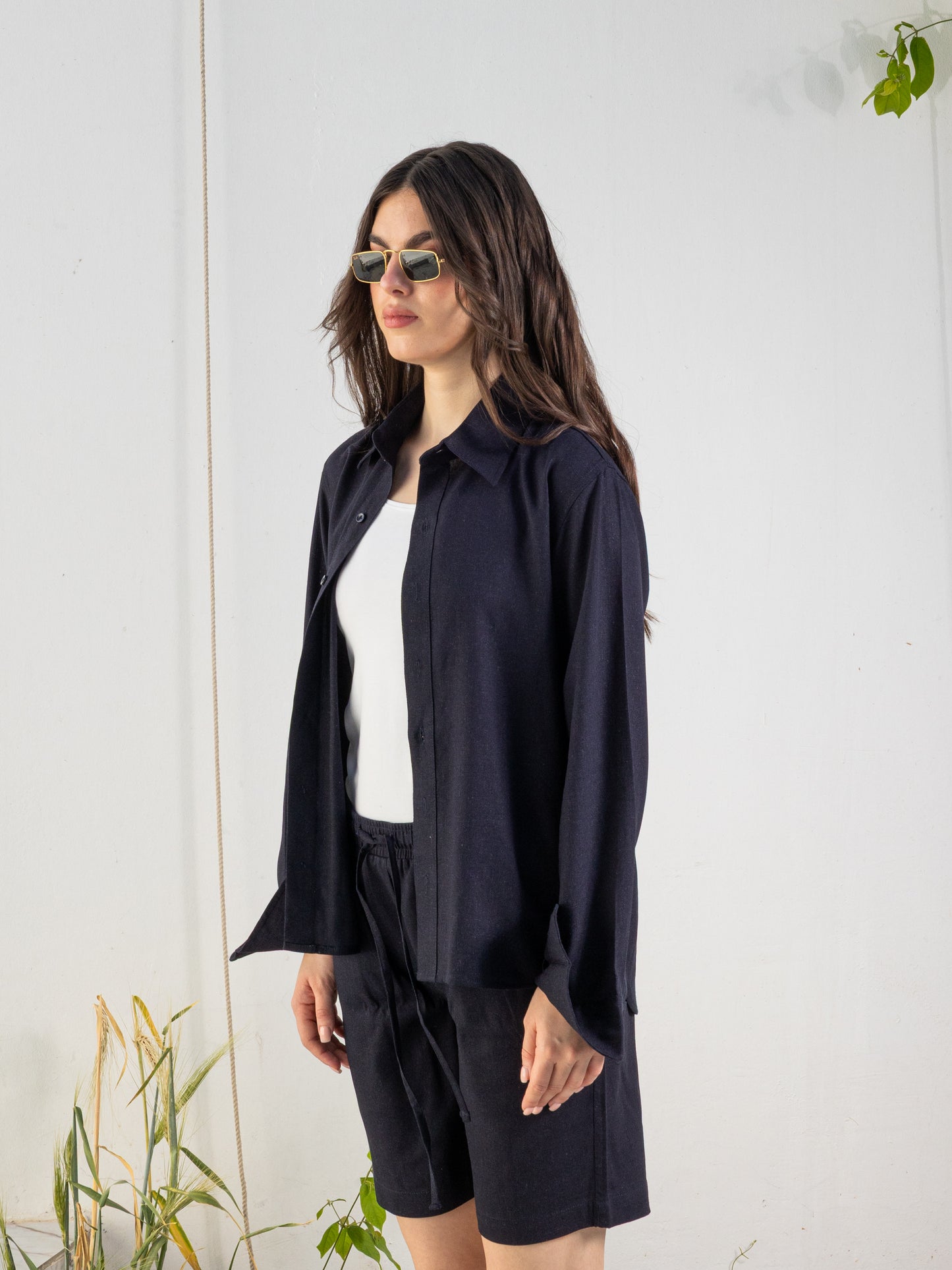 Linen Set - Dark Blue