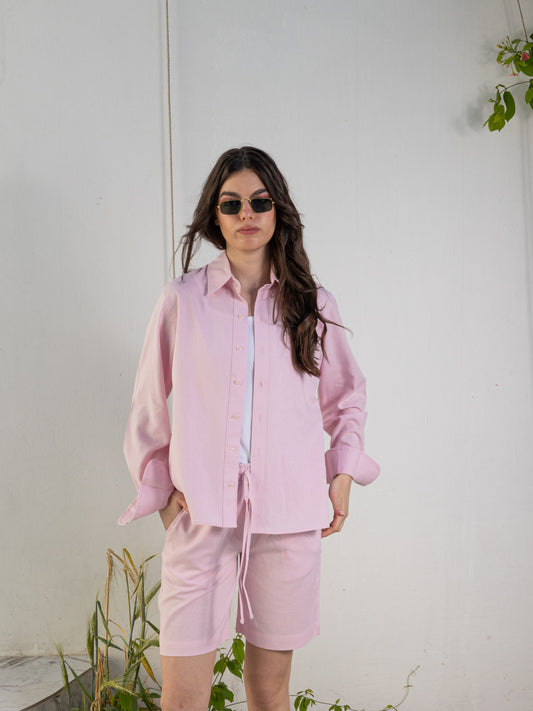 Linen Set - Pink