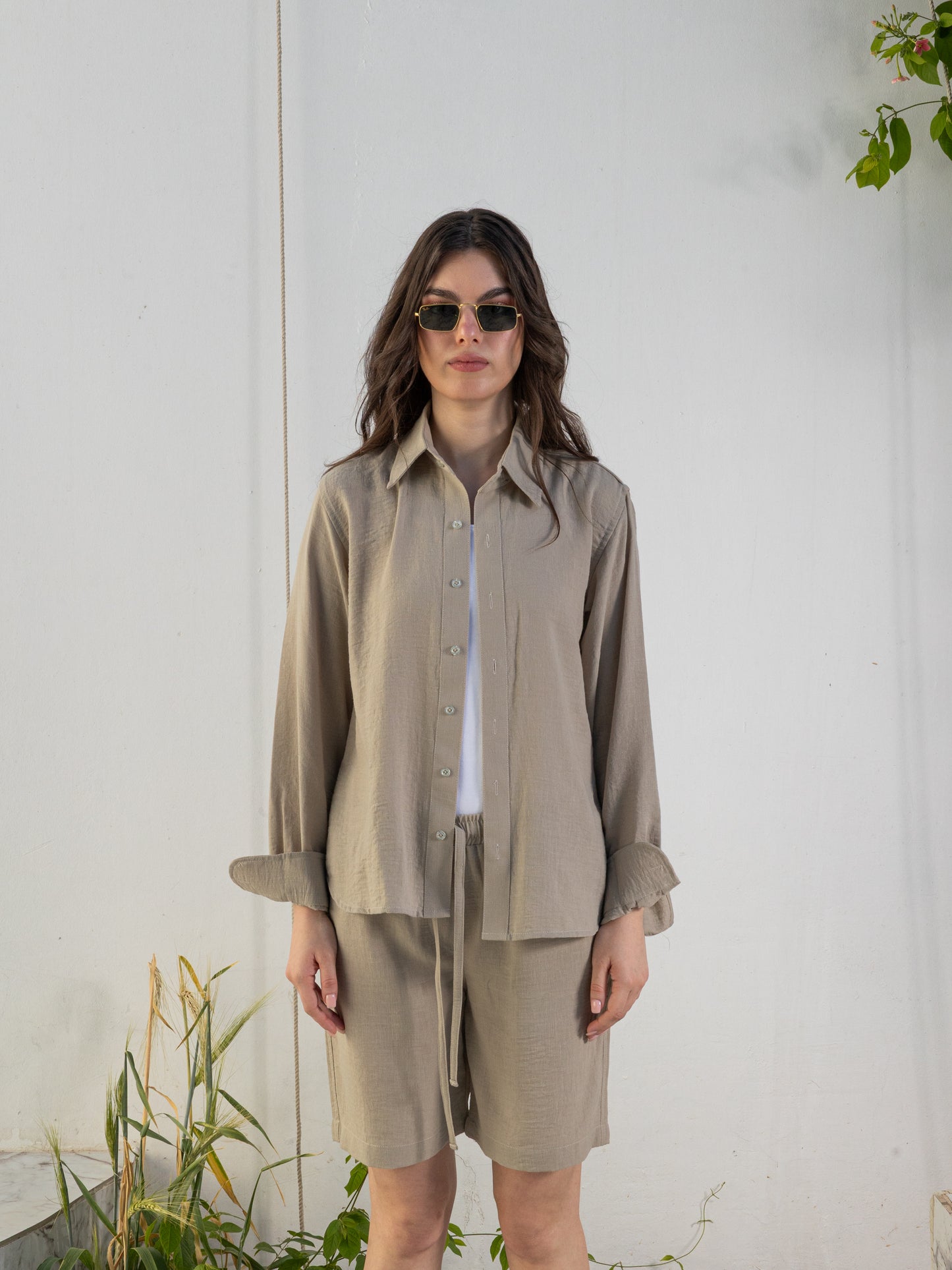 Linen Set - Beige