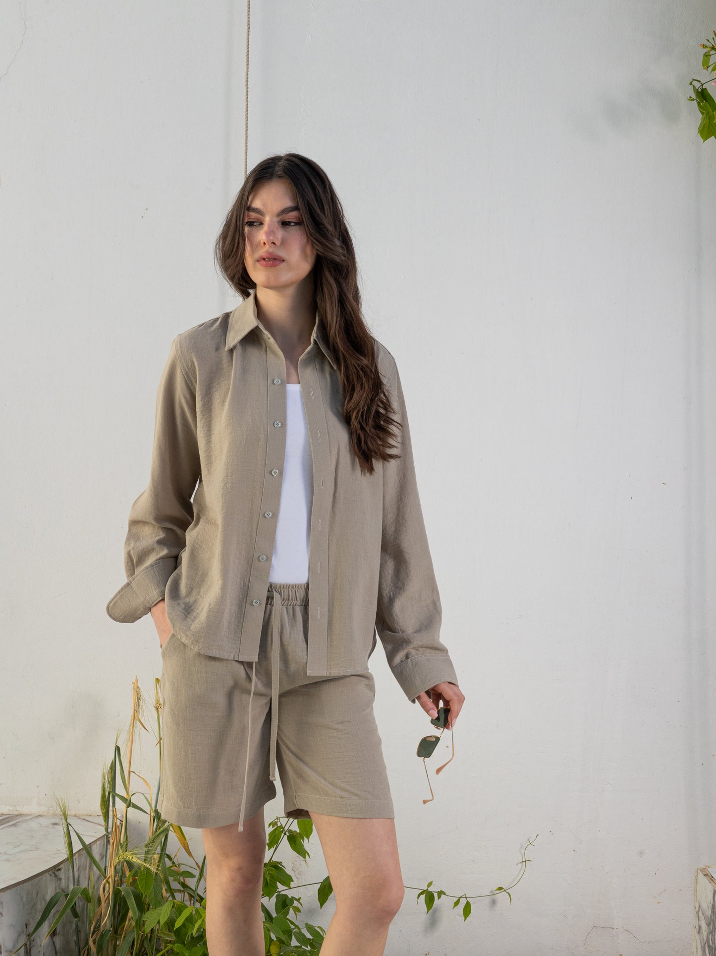 Linen Set - Beige