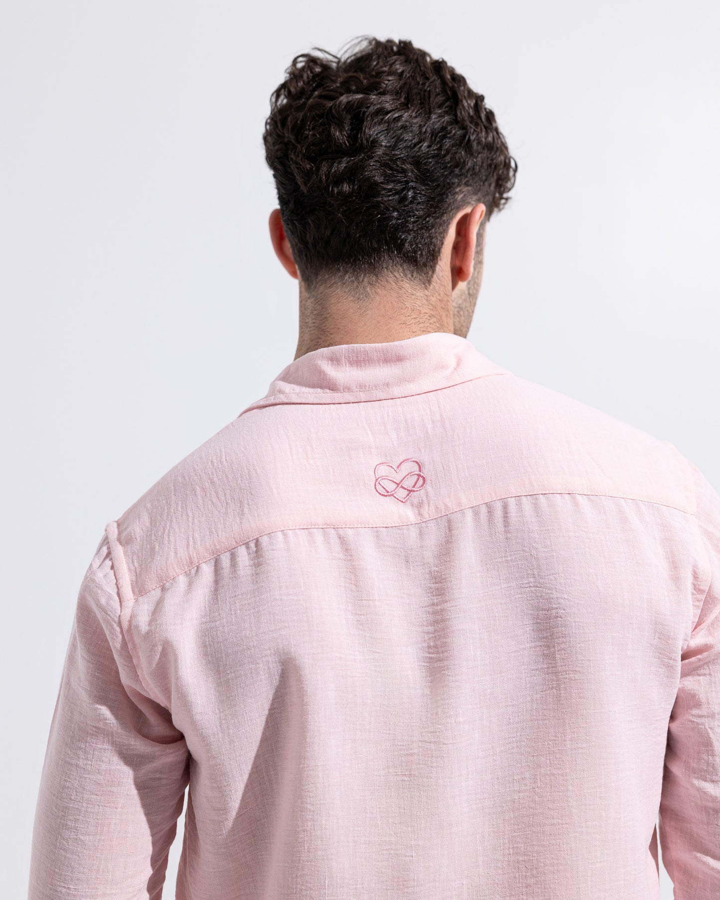 Linen Shirt - Soft Pink