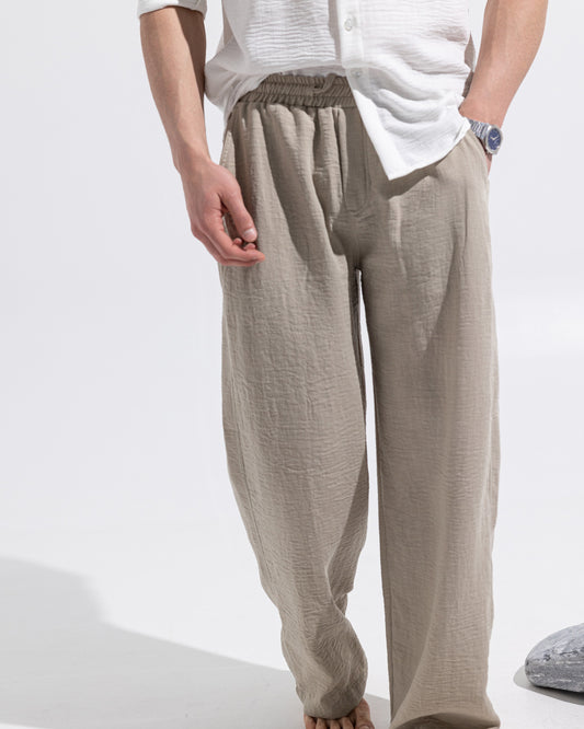 Linen pants - Beige