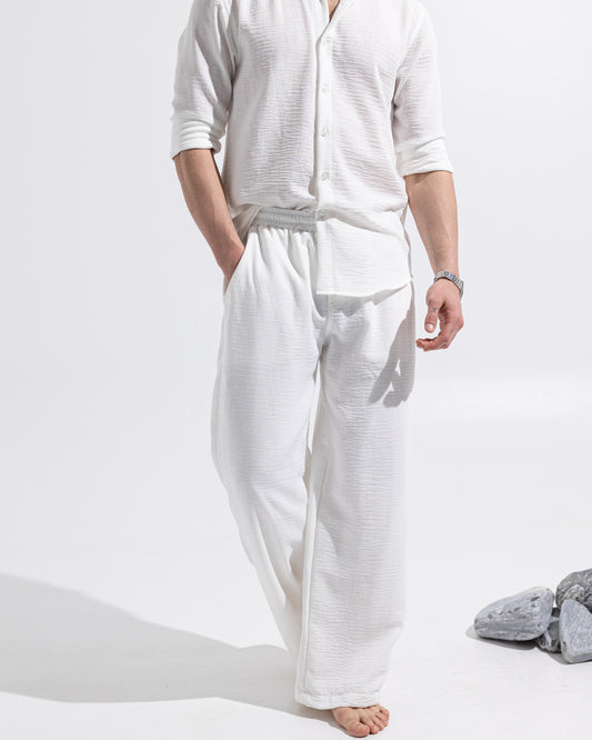 Linen pants - White