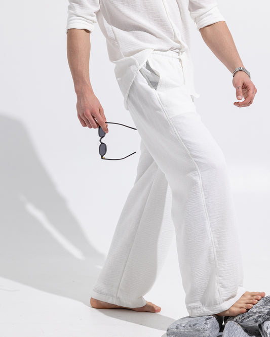 Linen pants - White