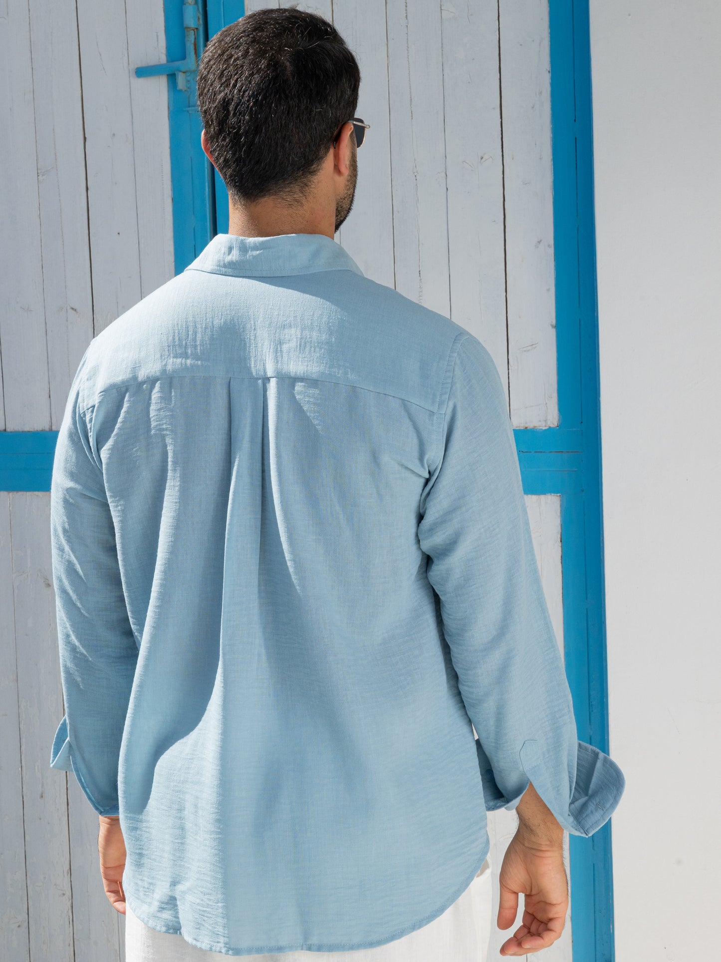 Linen Shirt - Sky Blue