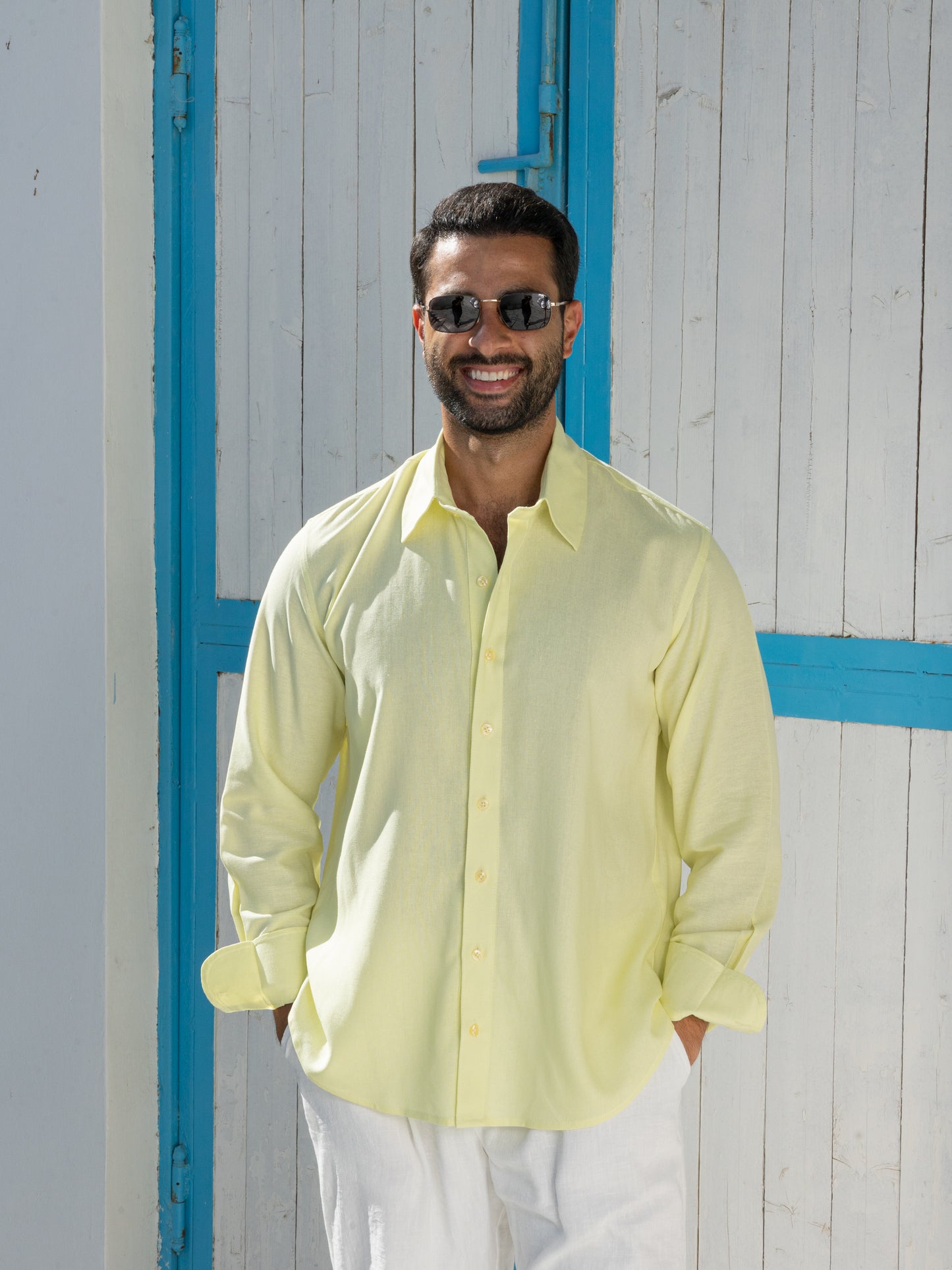 Linen Shirt - Yellow