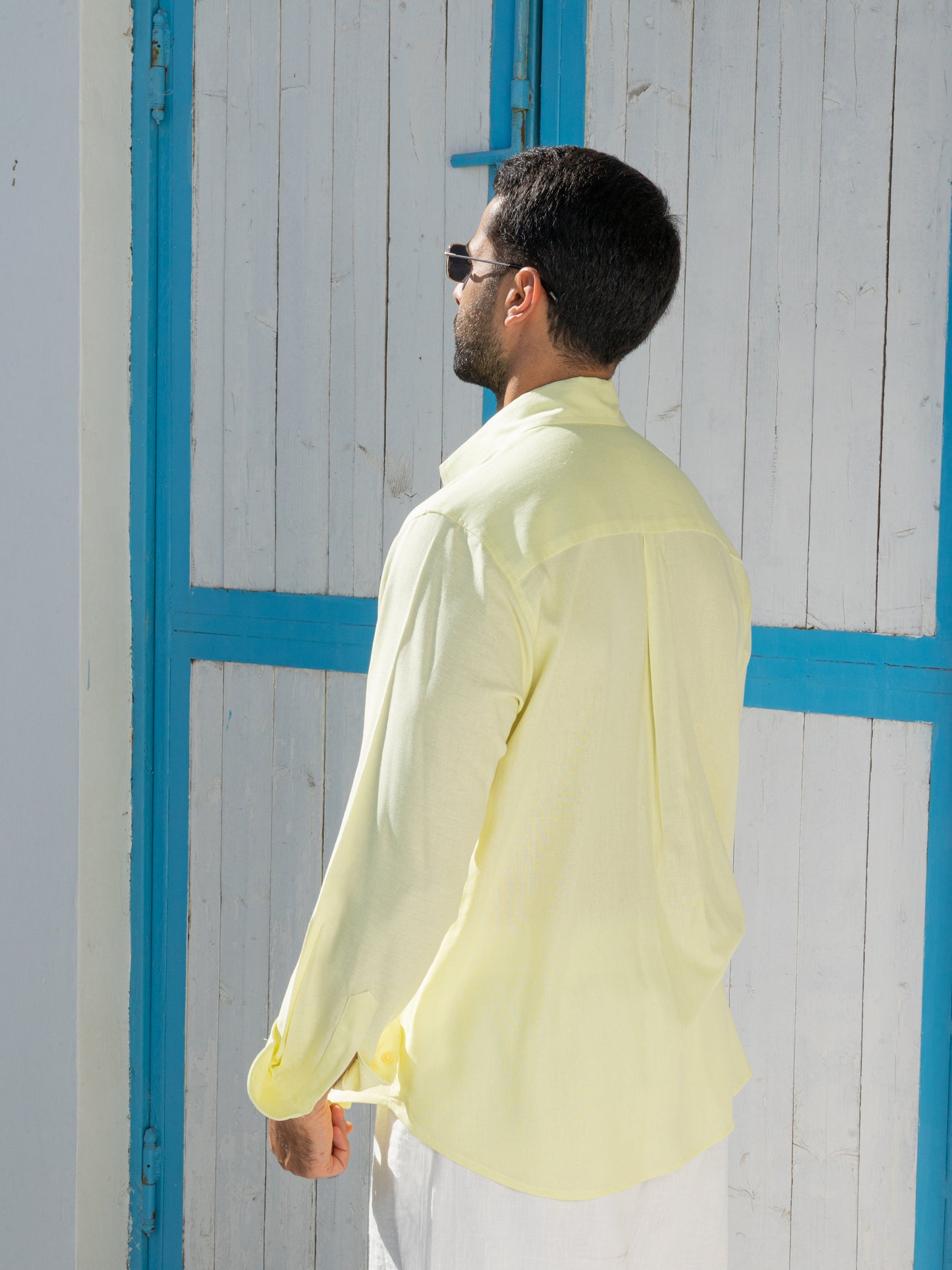 Linen Shirt - Yellow