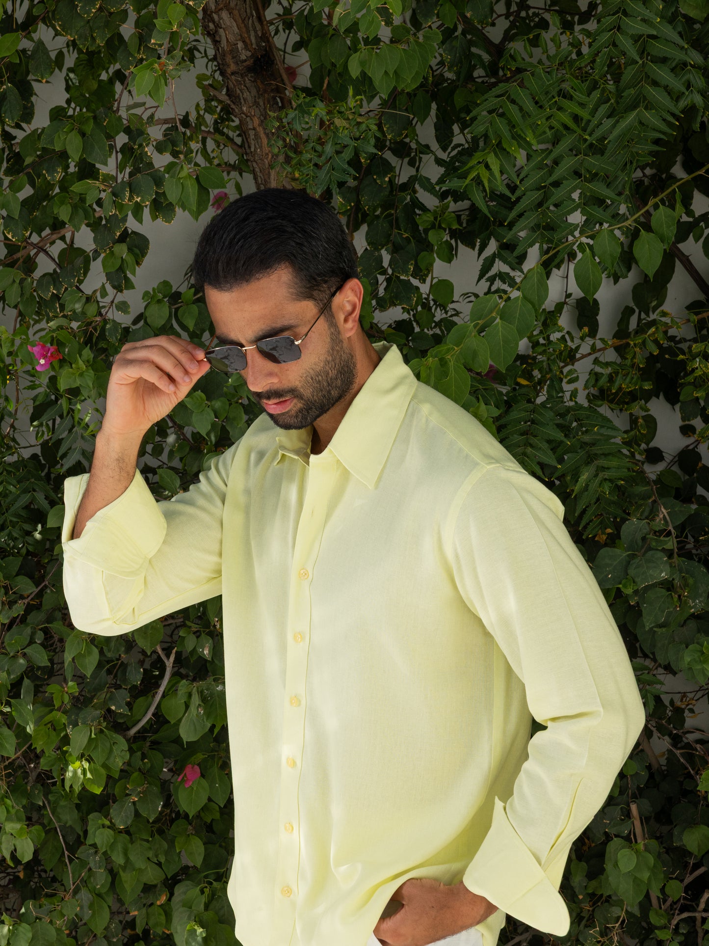Linen Shirt - Yellow