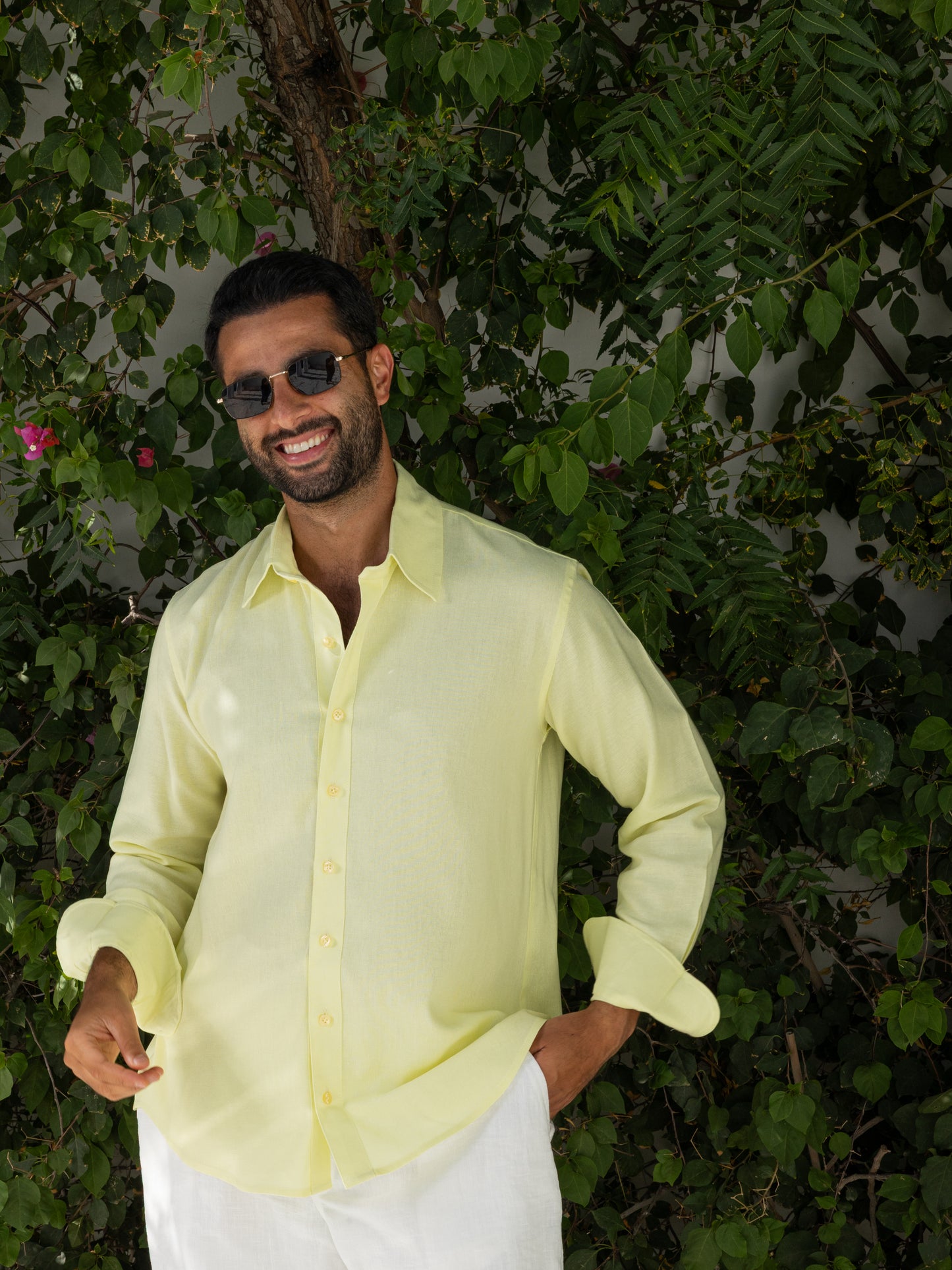Linen Shirt - Yellow